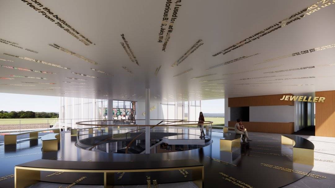 Turntable (© JASA Studio) Stories of HipHop im Schmuckmuseum Pforzheim vom 30.3.–29.6.2025